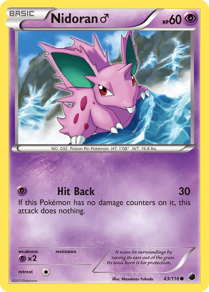 2016 nidoran pokemon card value Buy Nidoran♂ Common | Plasma Freeze