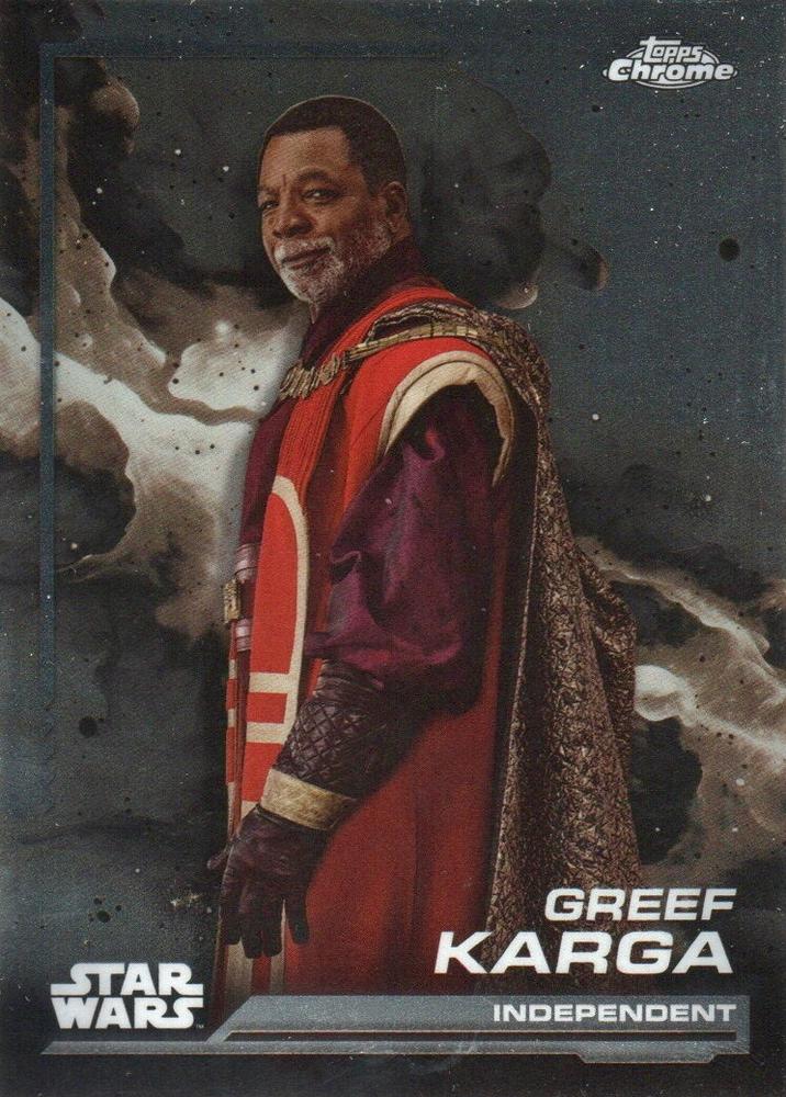 Greef Karga #43 | 2024 Topps Chrome Star Wars | Trading Card