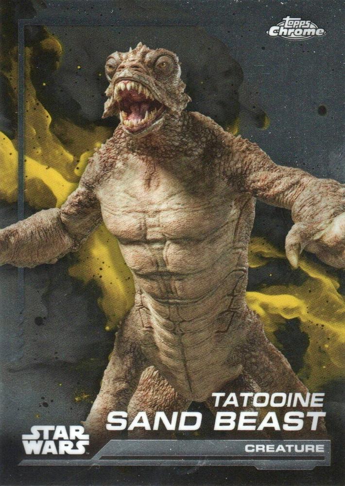 Tatooine Sand Beast #65 | 2024 Topps Chrome Star Wars | Trading Card