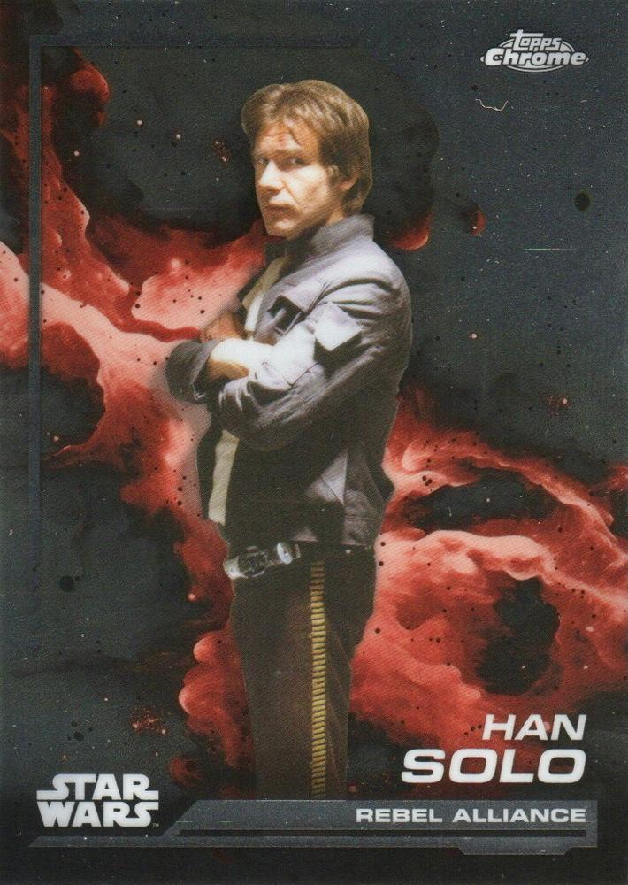 Han Solo #102 | 2024 Topps Chrome Star Wars | Trading Card