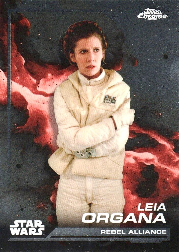 Leia Organa #103 | 2024 Topps Chrome Star Wars | Trading Card