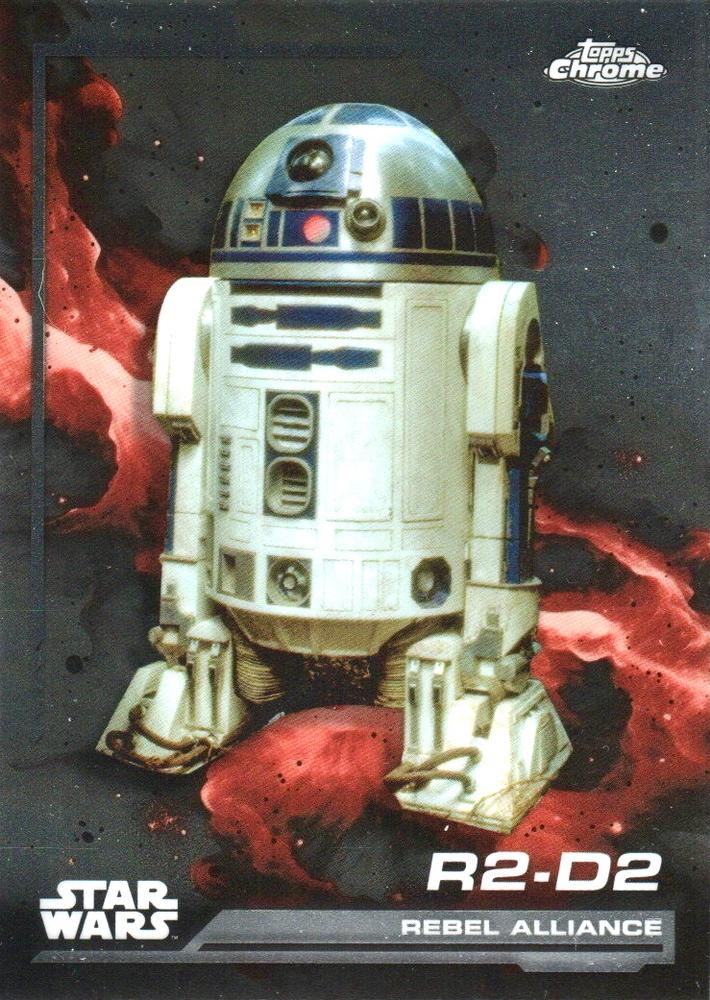 R2-D2 #108 | 2024 Topps Chrome Star Wars | Trading Card