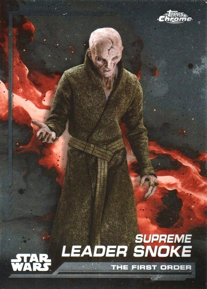 Supreme Leader Snoke #117 | 2024 Topps Chrome Star Wars | Trading Card