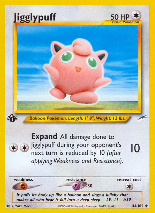 Jigglypuff 44/105 Uncommon | Neo Destiny | Pokemon Card