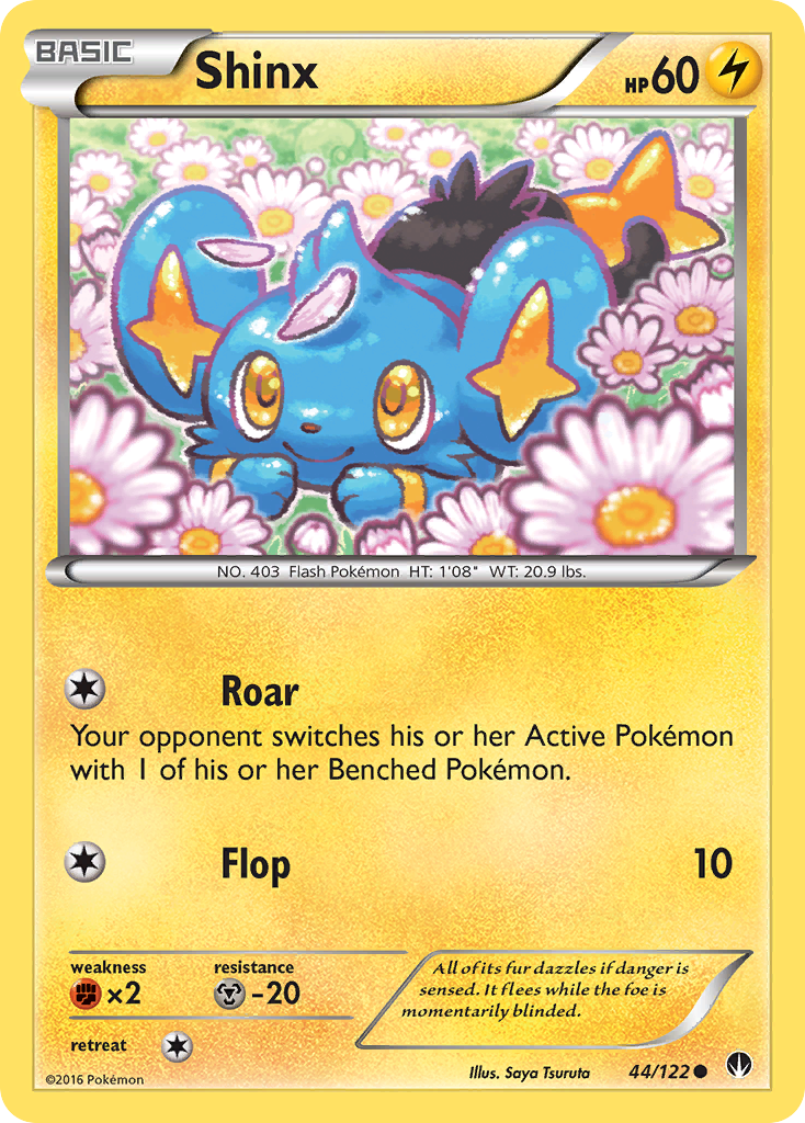 Shinx 44/122 Common | BREAKpoint | Pokemon Card