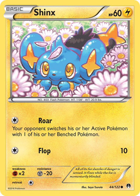 Shinx 44/122 Common | BREAKpoint | Pokemon Card