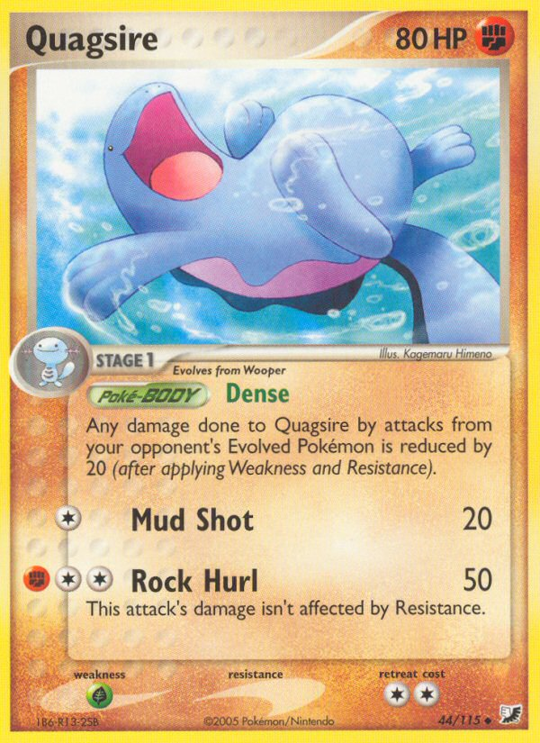 Quagsire 44/115 Uncommon | Unseen Forces | Pokemon Card