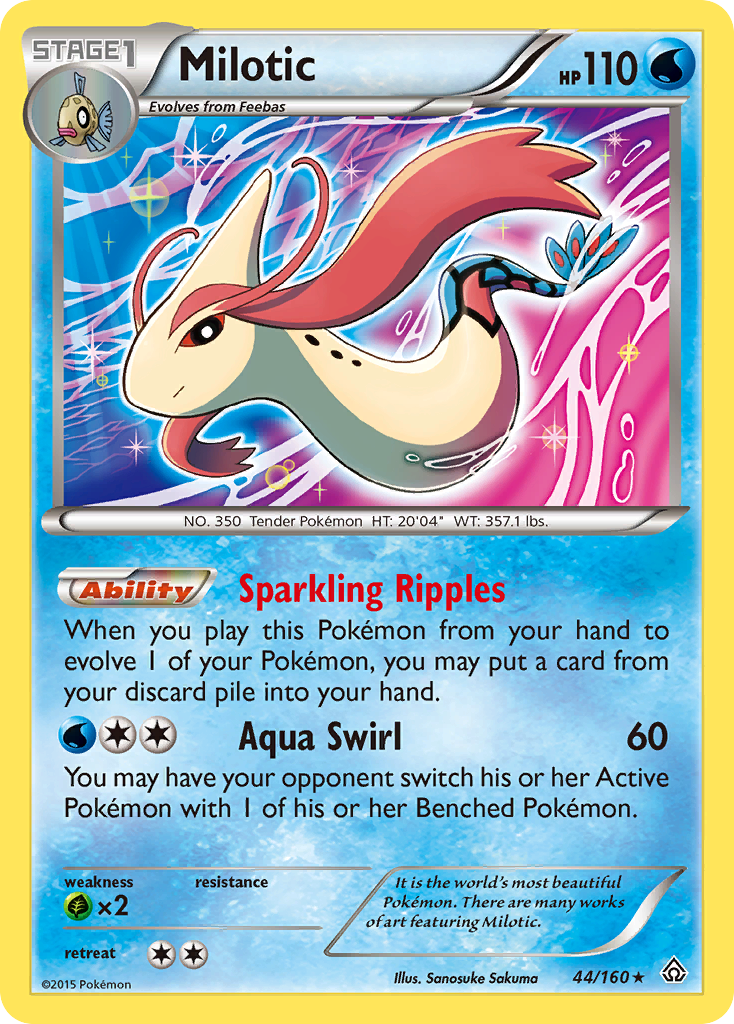 Milotic 44/160 Rare | Primal Clash | Pokemon Card