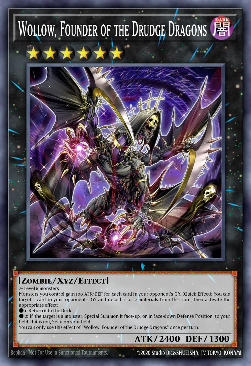 Wollow, Founder of the Drudge Dragons - DABL-EN047 Super Rare