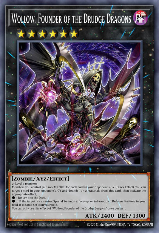 Wollow, Founder of the Drudge Dragons - DABL-EN047 Super Rare | Yu-Gi-Oh! Card