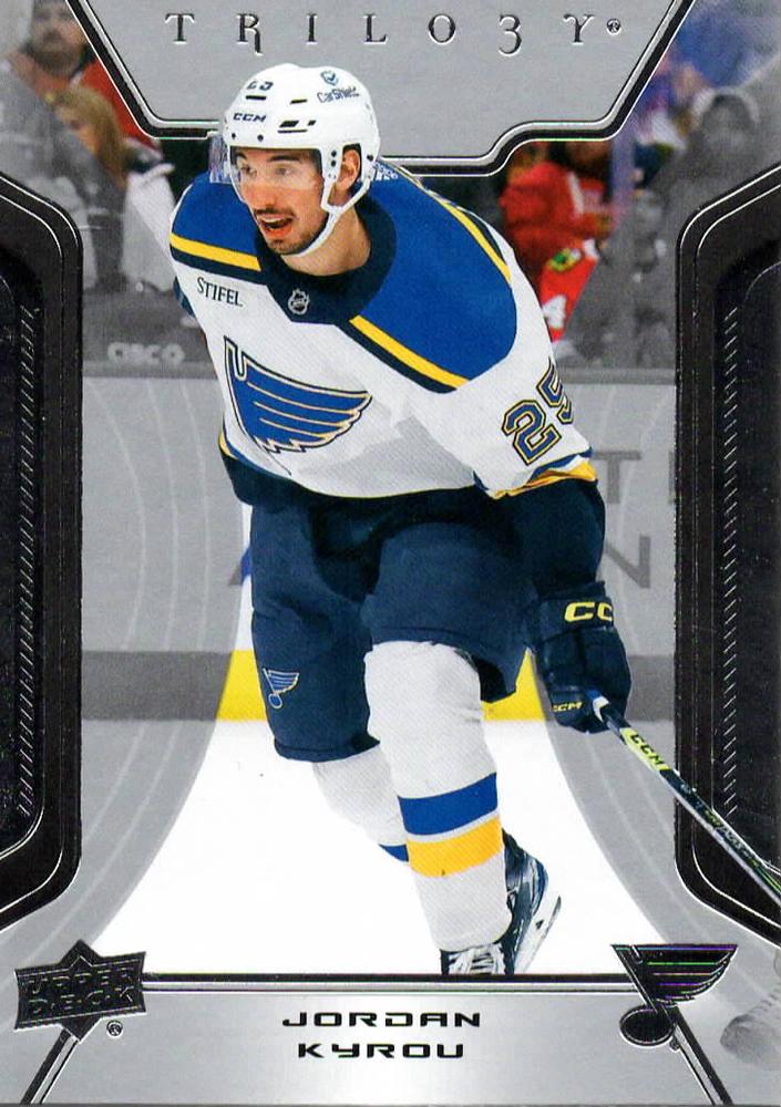 Jordan Kyrou #45 St. Louis Blues | 2023-24 Upper Deck Trilogy | NHL Trading Card