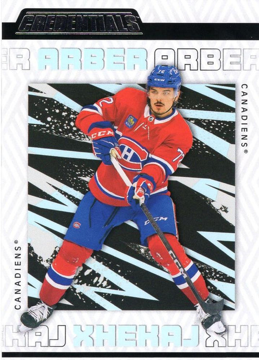 Arber Xhekaj #45 Montreal Canadiens | 2023-24 Upper Deck Credentials | NHL Trading Card