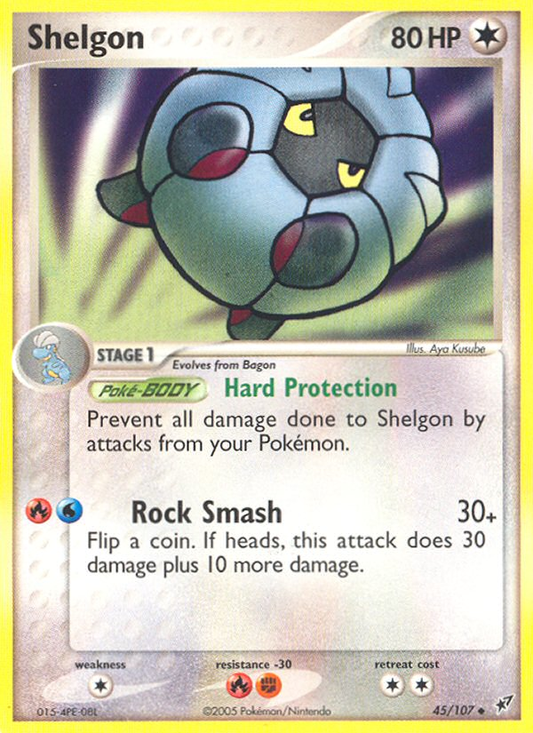 Shelgon 45/107 Uncommon | Deoxys | Pokemon Card