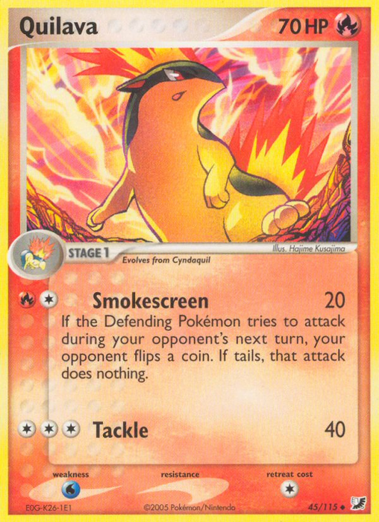 Quilava 45/115 Uncommon | Unseen Forces | Pokemon Card