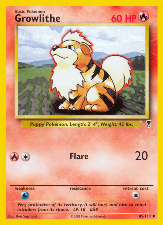Growlithe 45/110 Uncommon | Legendary Collection | Pokemon Card