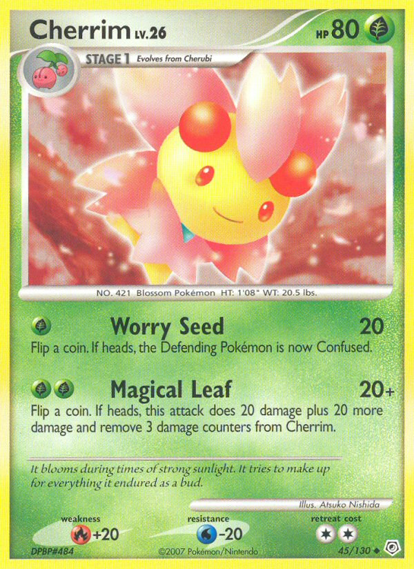 Cherrim 45/130 Uncommon | Diamond & Pearl | Pokemon Card