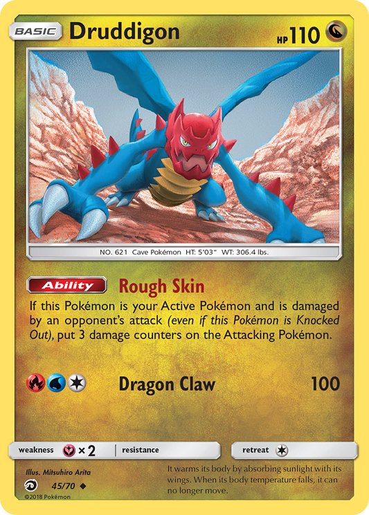 Druddigon 45/70 Uncommon | Dragon Majesty | Pokemon Card