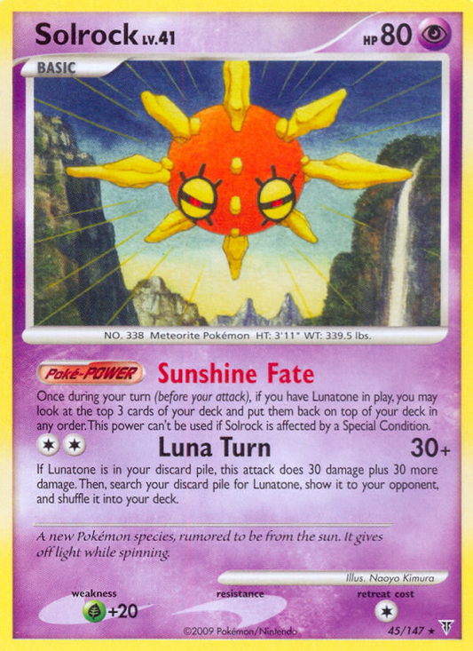 Solrock 45/147 Rare | Supreme Victors | Pokemon Card