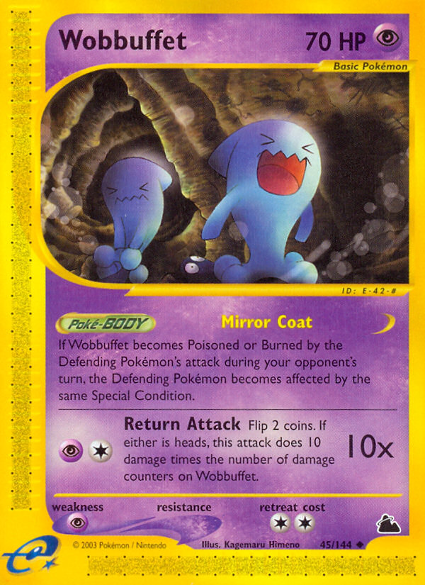 Wobbuffet 45/144 Uncommon | Skyridge | Pokemon Card