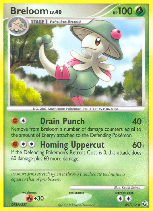 Breloom 45/132 Uncommon | Secret Wonders | Pokemon Card