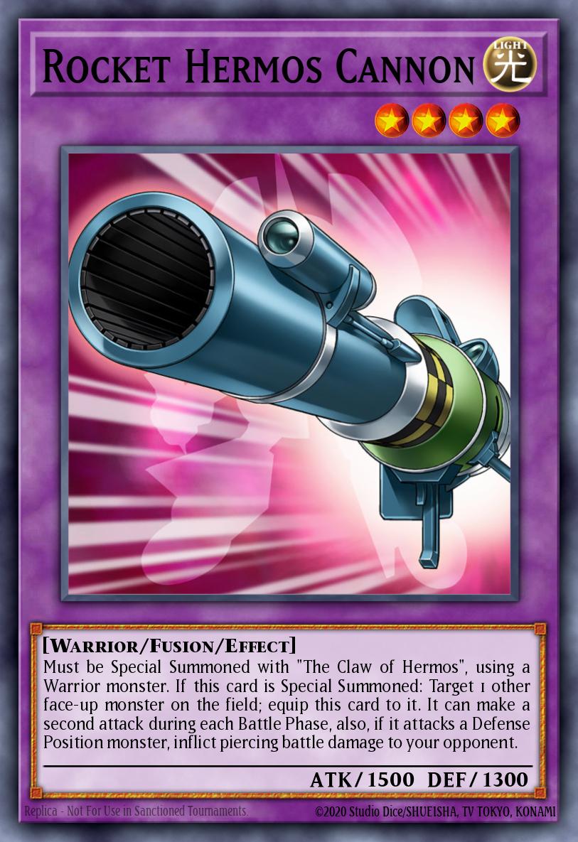Rocket Hermos Cannon - DRL2-EN010 Secret Rare | Yu-Gi-Oh! Card Brickheads Collectables Rocket Hermos Cannon - DRL2-EN010 Secret Rare | Yu-Gi-Oh! Card Brickheads Collectables