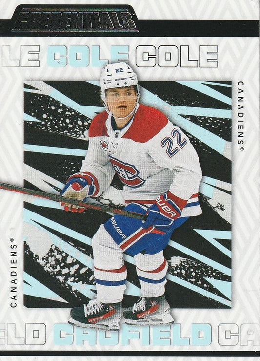 Cole Caufield #46 Montreal Canadiens | 2023-24 Upper Deck Credentials | NHL Trading Card