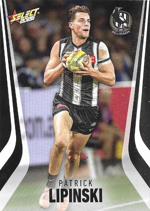 Patrick Lipinski #46 Collingwood Magpies | 2026 Select AFL Footy Stars | Trading Card