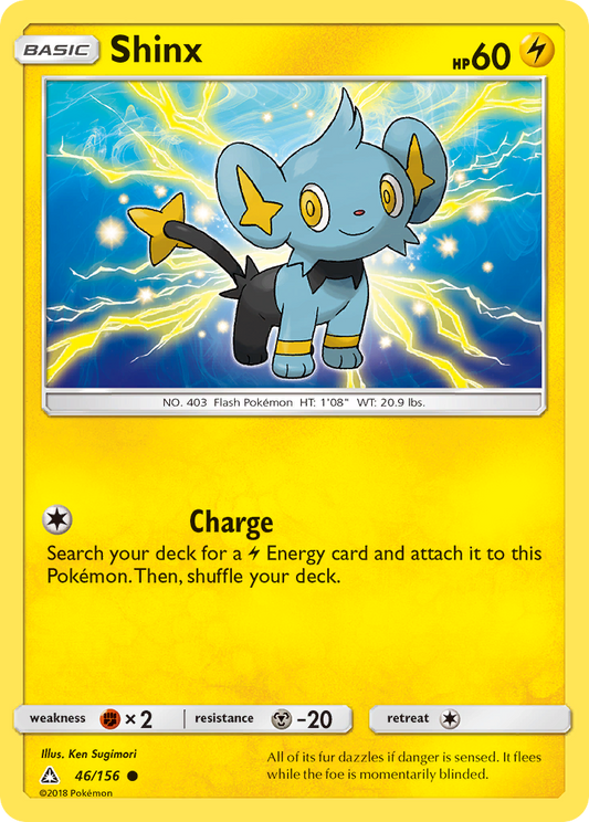Shinx 46/156 Common | Ultra Prism | Pokemon Card