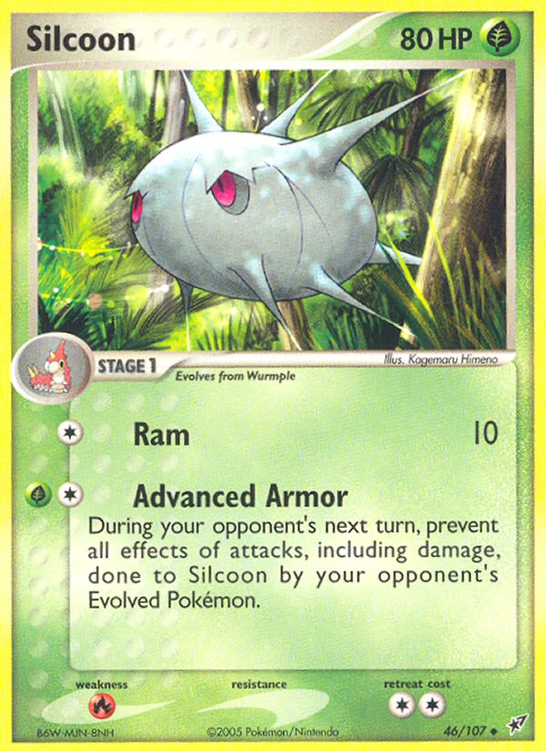 Silcoon 46/107 Uncommon | Deoxys | Pokemon Card