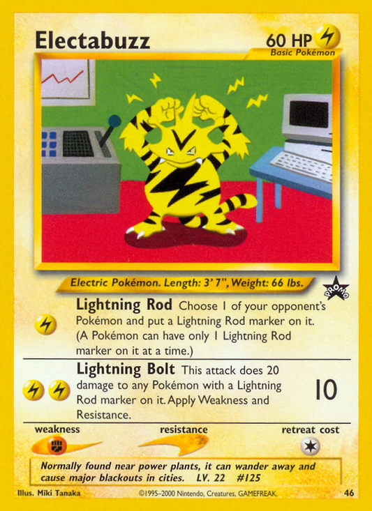 Electabuzz 46/53 Promo | Wizards Black Star Promos | Pokemon Card