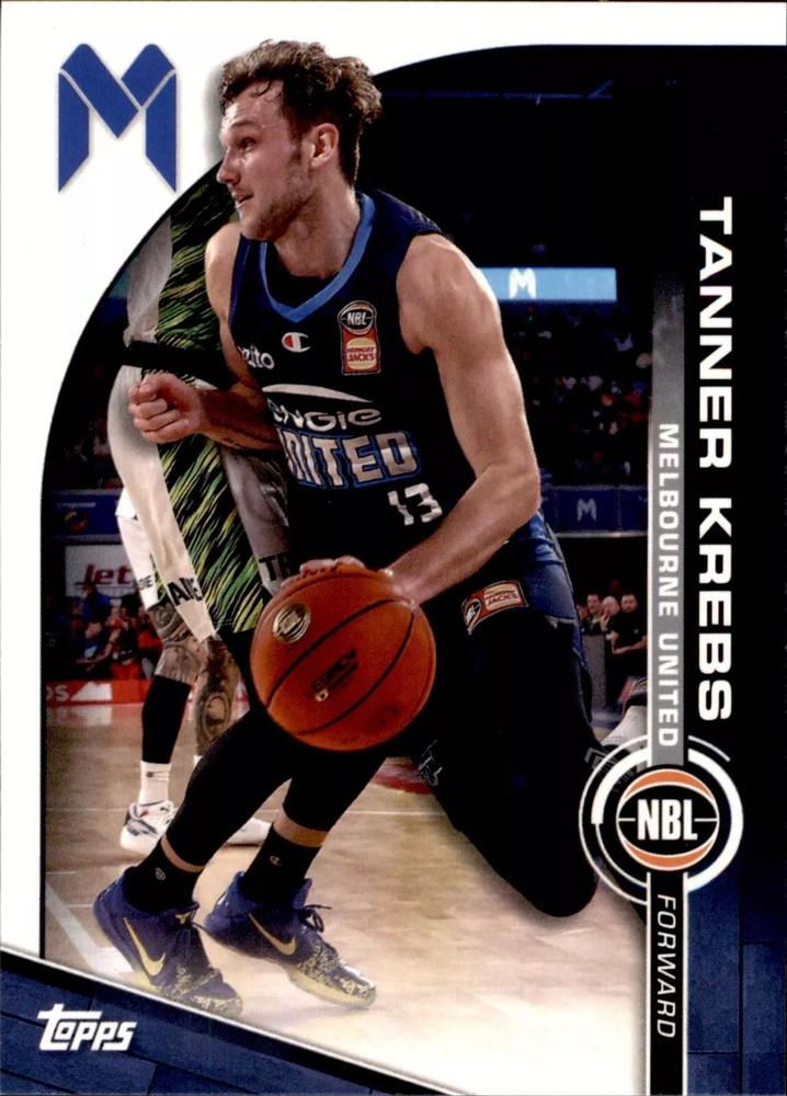 Tanner Krebs #47 Melbourne United | 2023-24 Topps NBL | NBL Trading Card