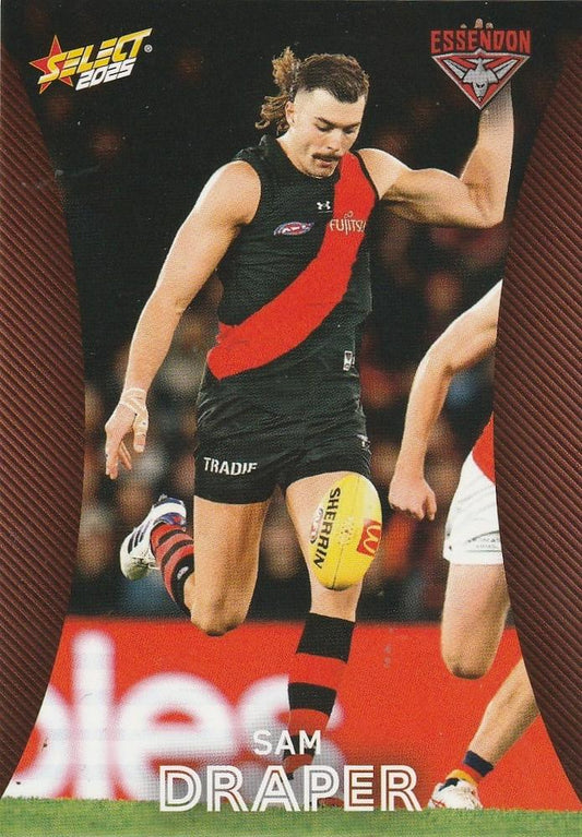Sam Draper #47 Essendon Bombers | 2025 Select AFL Footy Stars | Trading Card