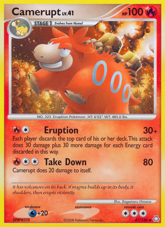 Camerupt 47/146 Uncommon | Legends Awakened | Pokemon Card