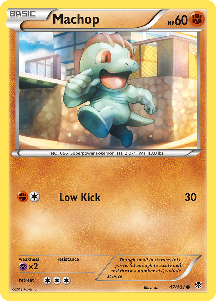 Machop 47/101 Common | Plasma Blast | Pokemon Card