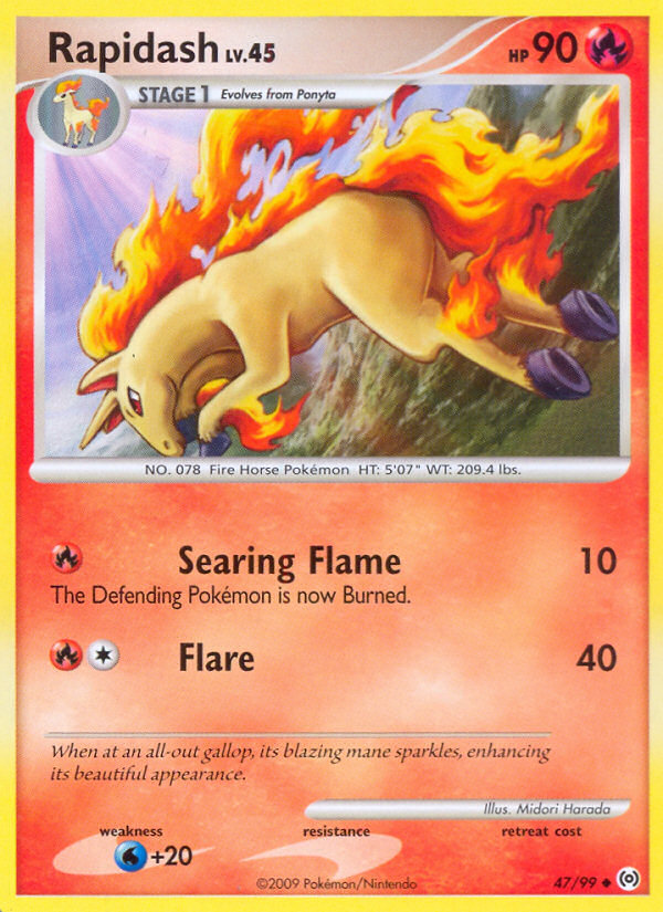 Rapidash 47/99 Uncommon | Arceus | Pokemon Card