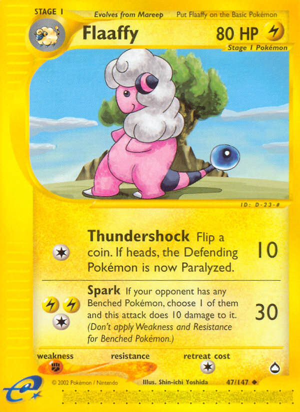 Flaaffy 47/147 Uncommon | Aquapolis | Pokemon Card