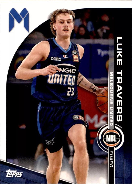 Luke Travers #48 Melbourne United | 2023-24 Topps NBL | NBL Trading Card