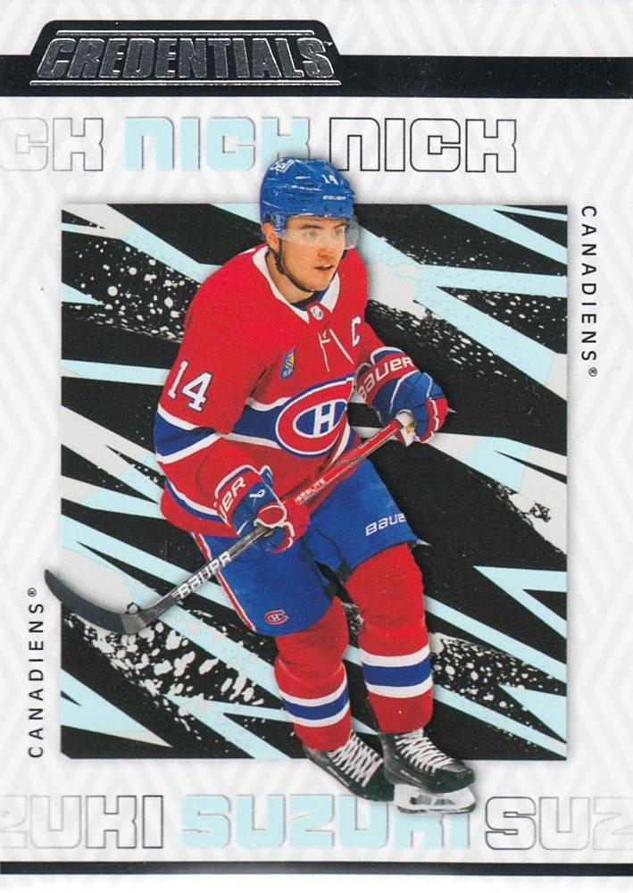 Nick Suzuki #48 Montreal Canadiens | 2023-24 Upper Deck Credentials | NHL Trading Card