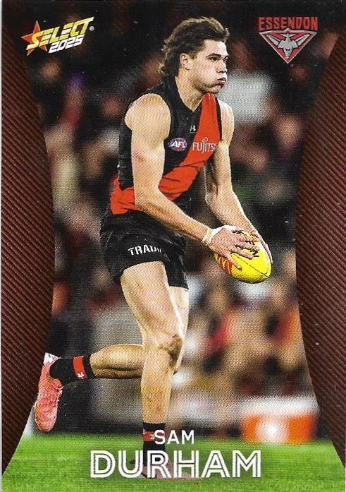 Sam Durham #48 Essendon Bombers | 2025 Select AFL Footy Stars | Trading Card