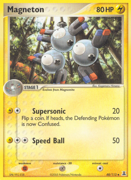 Magneton 48/113 Uncommon | Delta Species | Pokemon Card