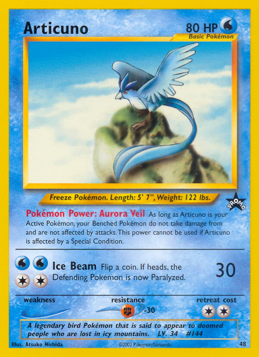 Articuno 48/53 Promo | Wizards Black Star Promos | Pokemon Card