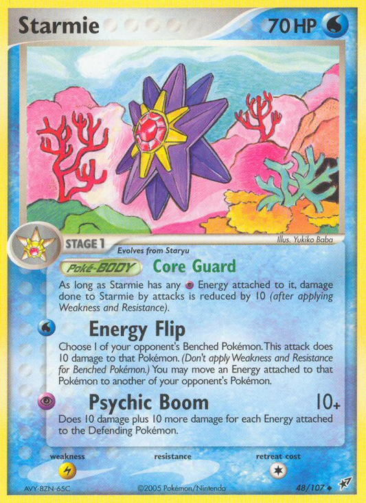 Starmie 48/107 Uncommon | Deoxys | Pokemon Card