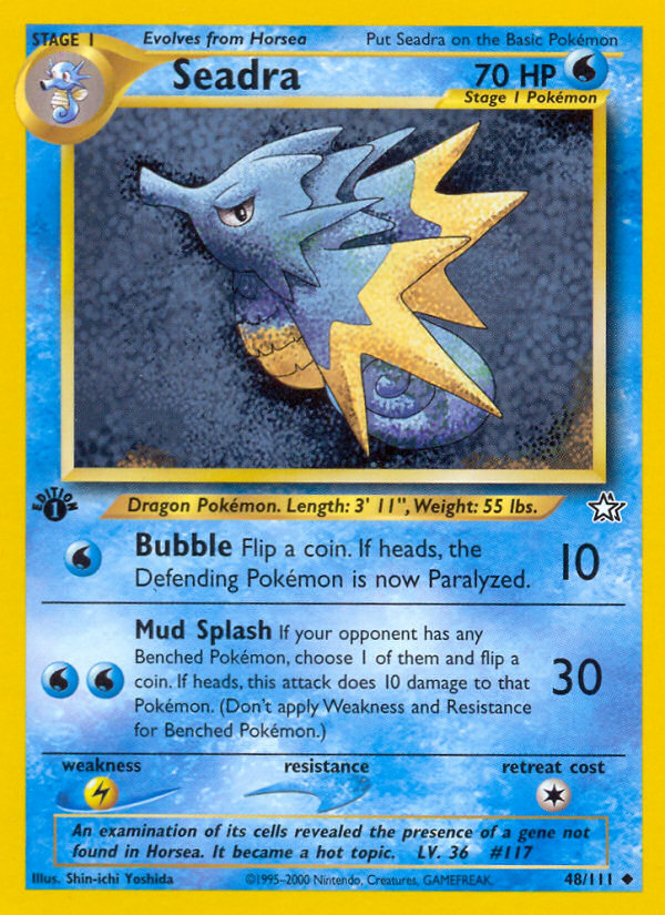 Seadra 48/111 Uncommon | Neo Genesis | Pokemon Card