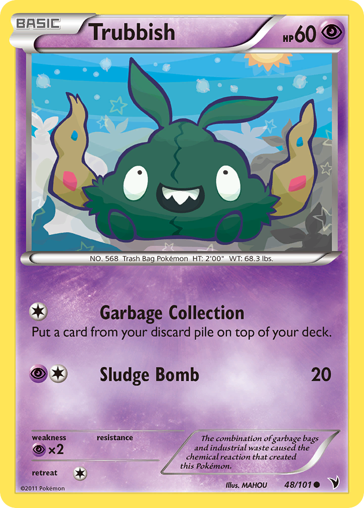 Trubbish 48/101 Common | Noble Victories | Pokemon Card