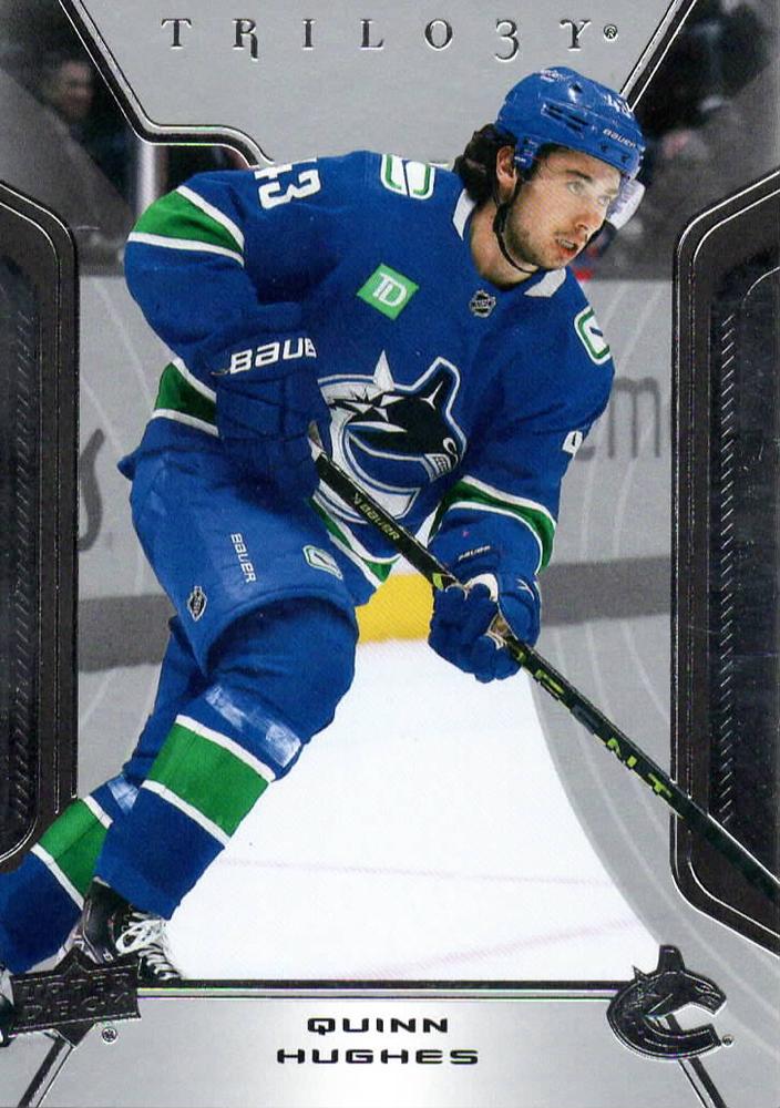 Quinn Hughes #49 Vancouver Canucks | 2023-24 Upper Deck Trilogy | NHL Trading Card