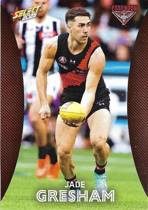 Jade Gresham #49 Essendon Bombers | 2025 Select AFL Footy Stars | Trading Card