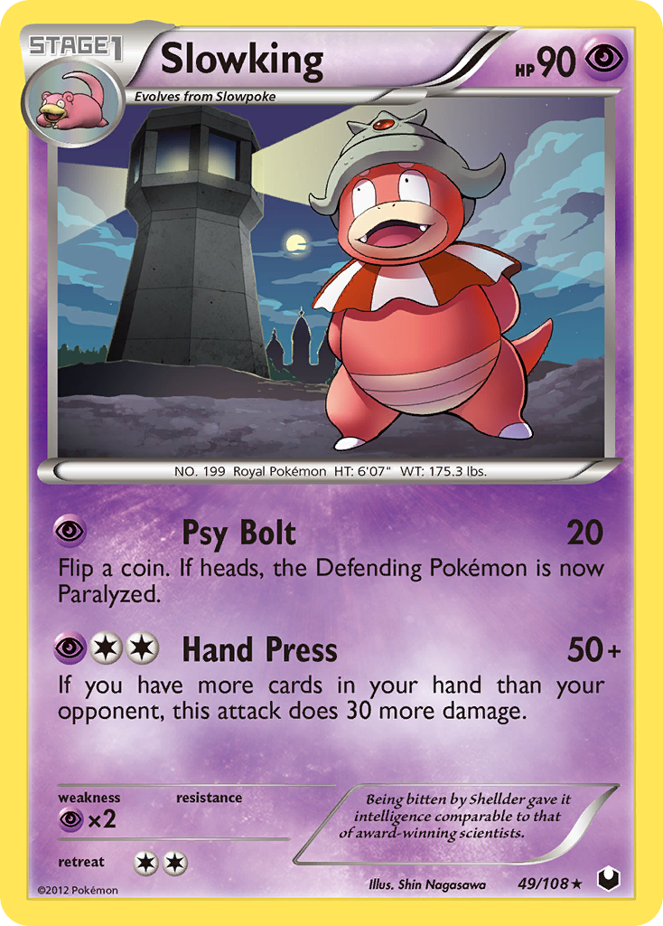 Slowking 49/108 Rare | Dark Explorers | Pokemon Card