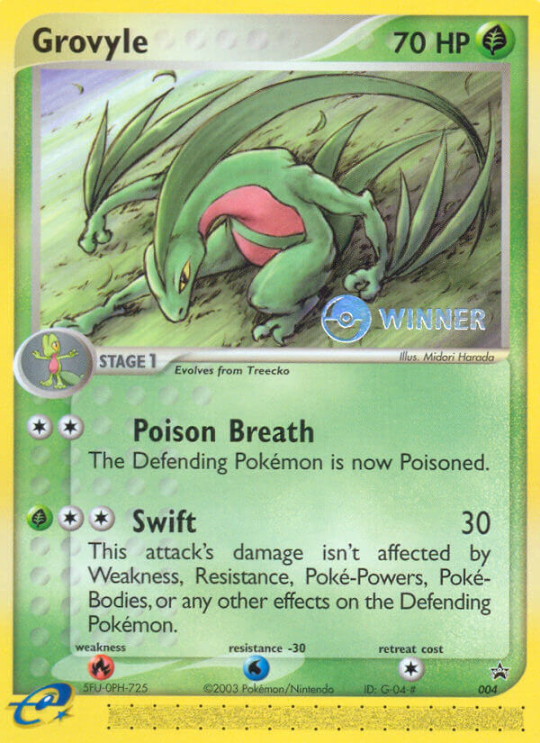 Grovyle #4 Promo | Nintendo Black Star Promos | Pokemon Card