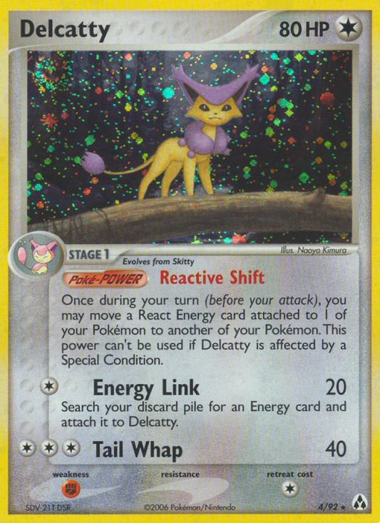 Delcatty 4/92 Rare Holo | Legend Maker | Pokemon Card