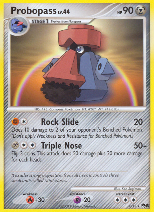 Probopass 4/17 Rare | POP Series 8 | Pokemon Card